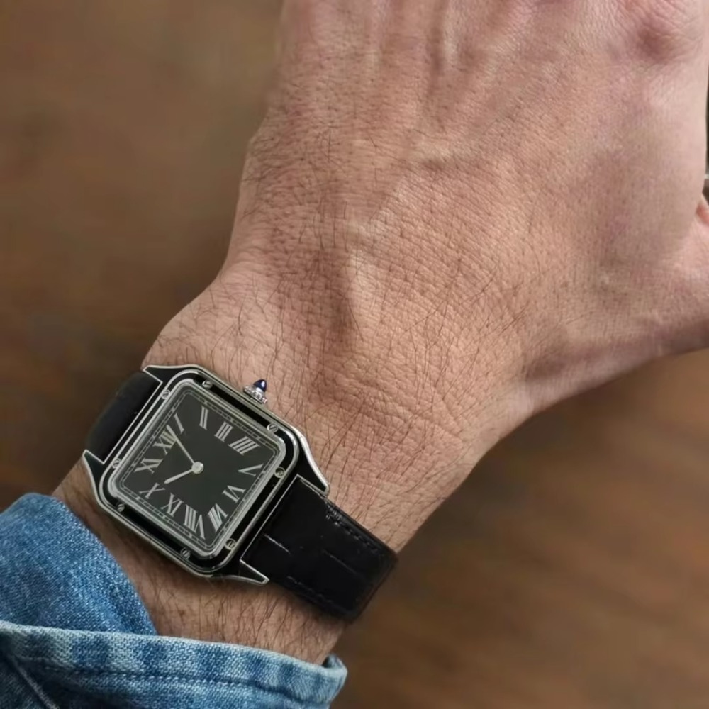 Cartier Watch Santos - 15,5 mm, 17,5 mm, 19 mm,