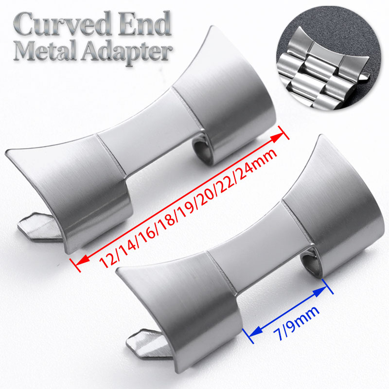 Curved Spring Bar - Edelstahl-Adapter mit gebogenem Ende, 12/14/16/18/19/20/22/24 mm,