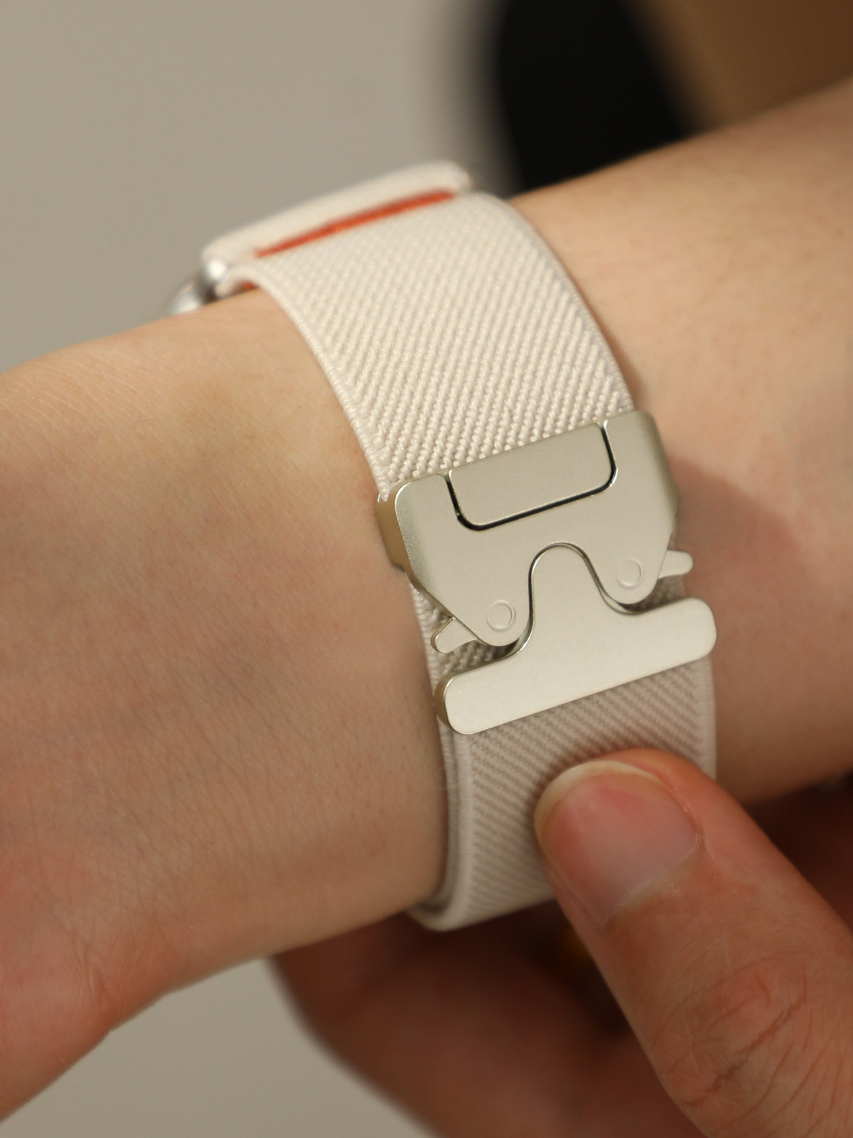 Parachute Strap Elastic - Nylon-Fallschirmarmband für Apple Watch-Bänder 49mm 44mm