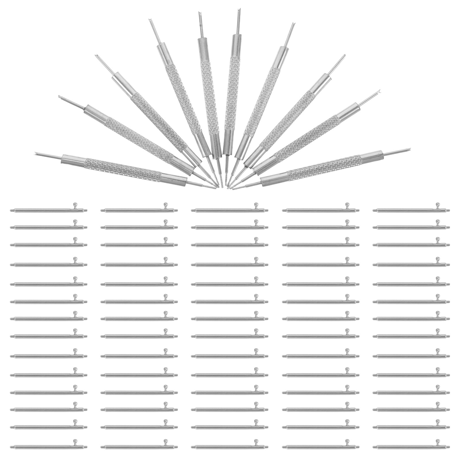 Spring Bar Tool Set - 110-teiliges Edelstahl-Uhrenstift-Set, Werkzeugset zum schnellen Entfernen