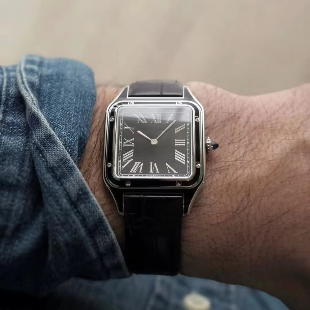 15,5 mm, 17,5 mm, 19 mm, Armba – Cartier Watch Santos Bewertung und Preis