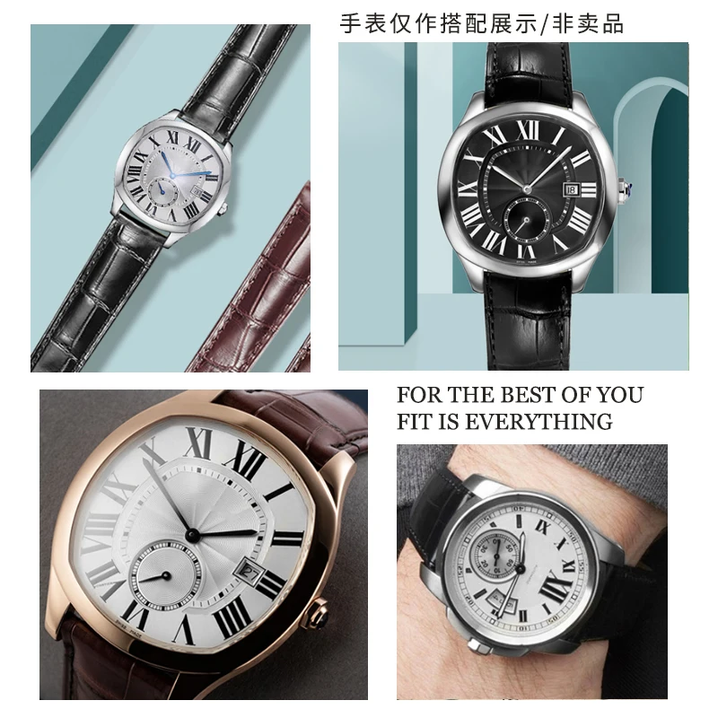Armband Echtes Leder Armband 2 – Cartier Watch Tank Bewertung und Preis