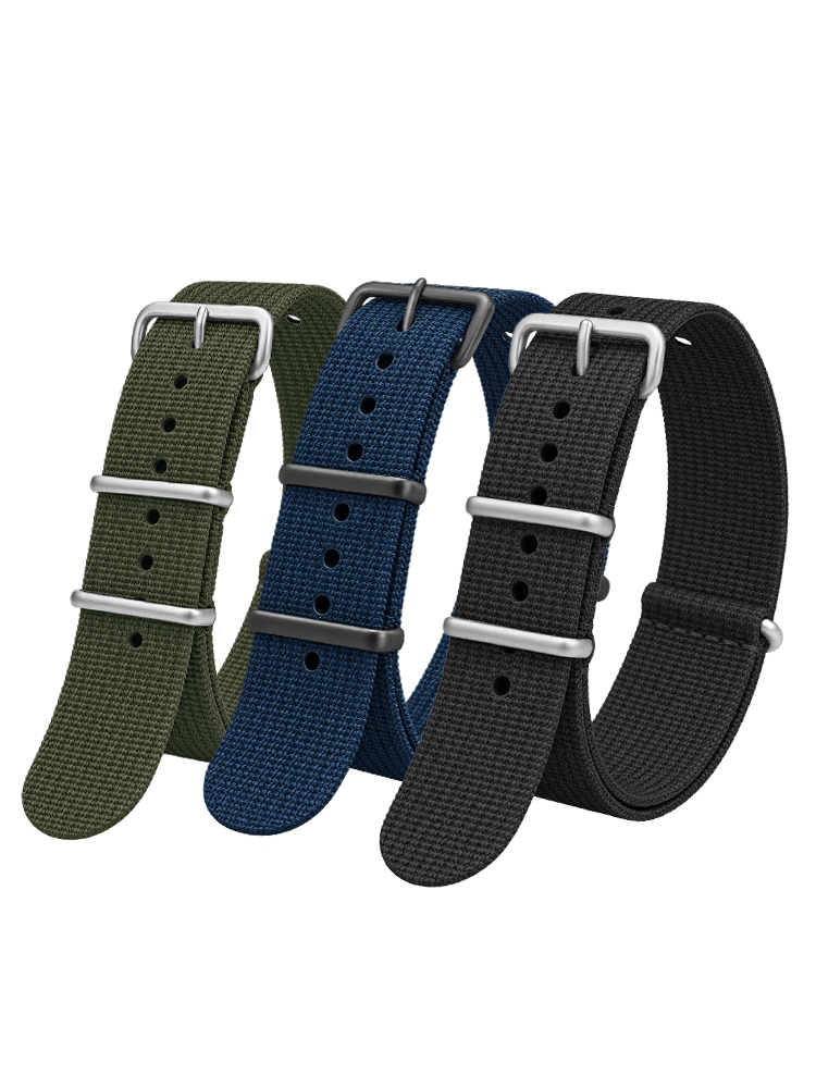 Geripptes Nylonarmband für Sei – Nato Strap Nylon Bewertung und Preis