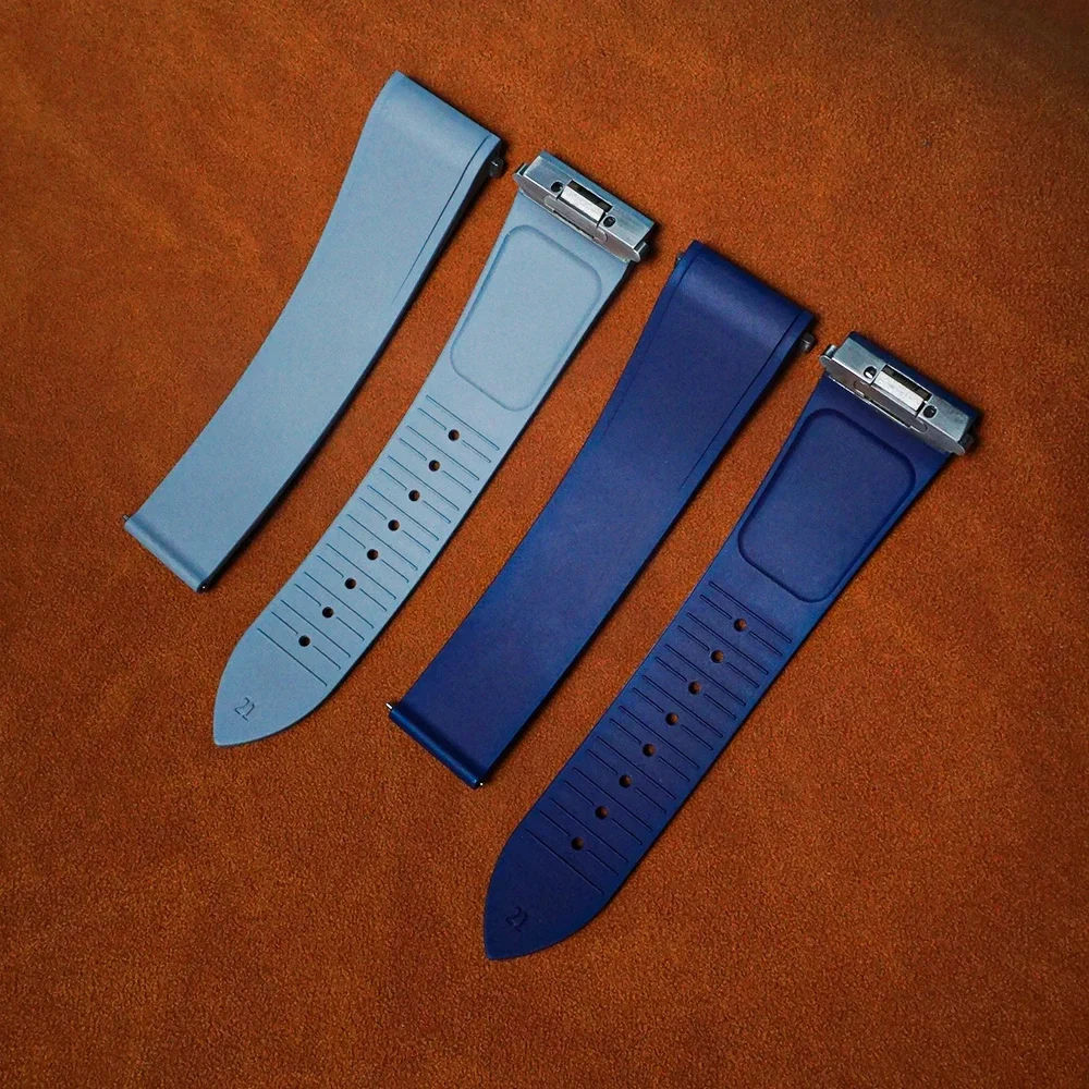 FKM Gummi Uhrenarmbänder für C – Cartier Watch Santos Bewertung und Preis